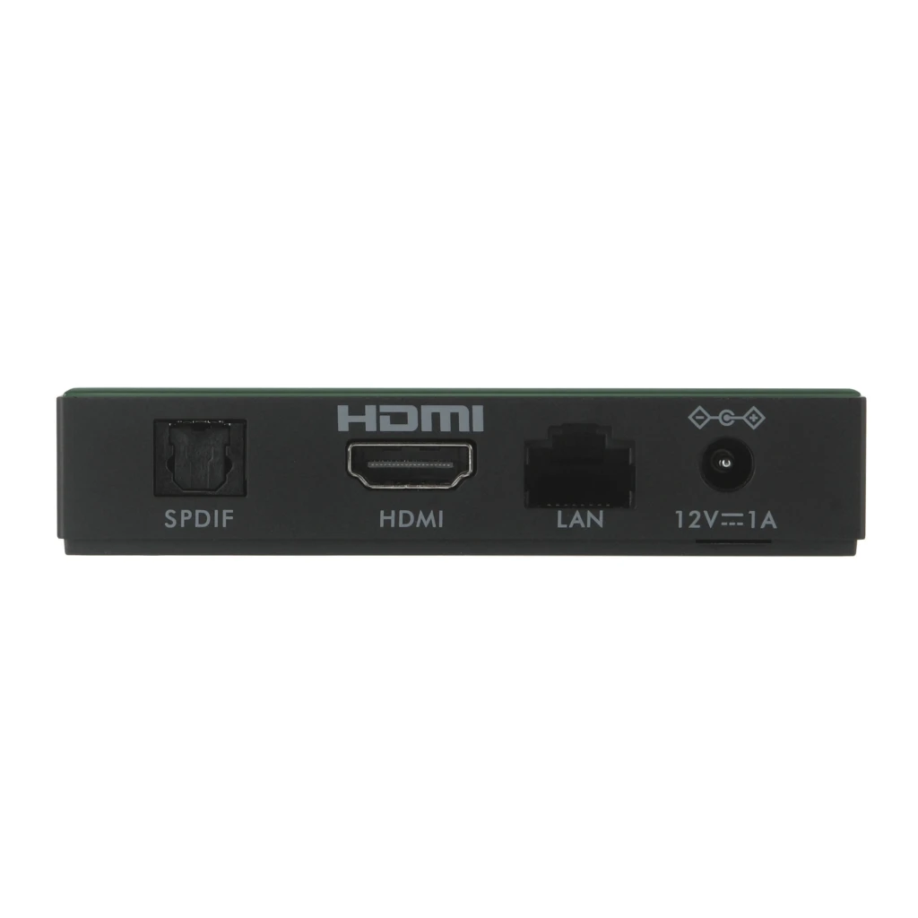 UGOOS SK4 Pro S905X5M-K Android TV Box 4K con puertos SPDIF, HDMI, LAN y entrada de energía 12V; compatible Dolby Vision y Atmos, Widevine L1