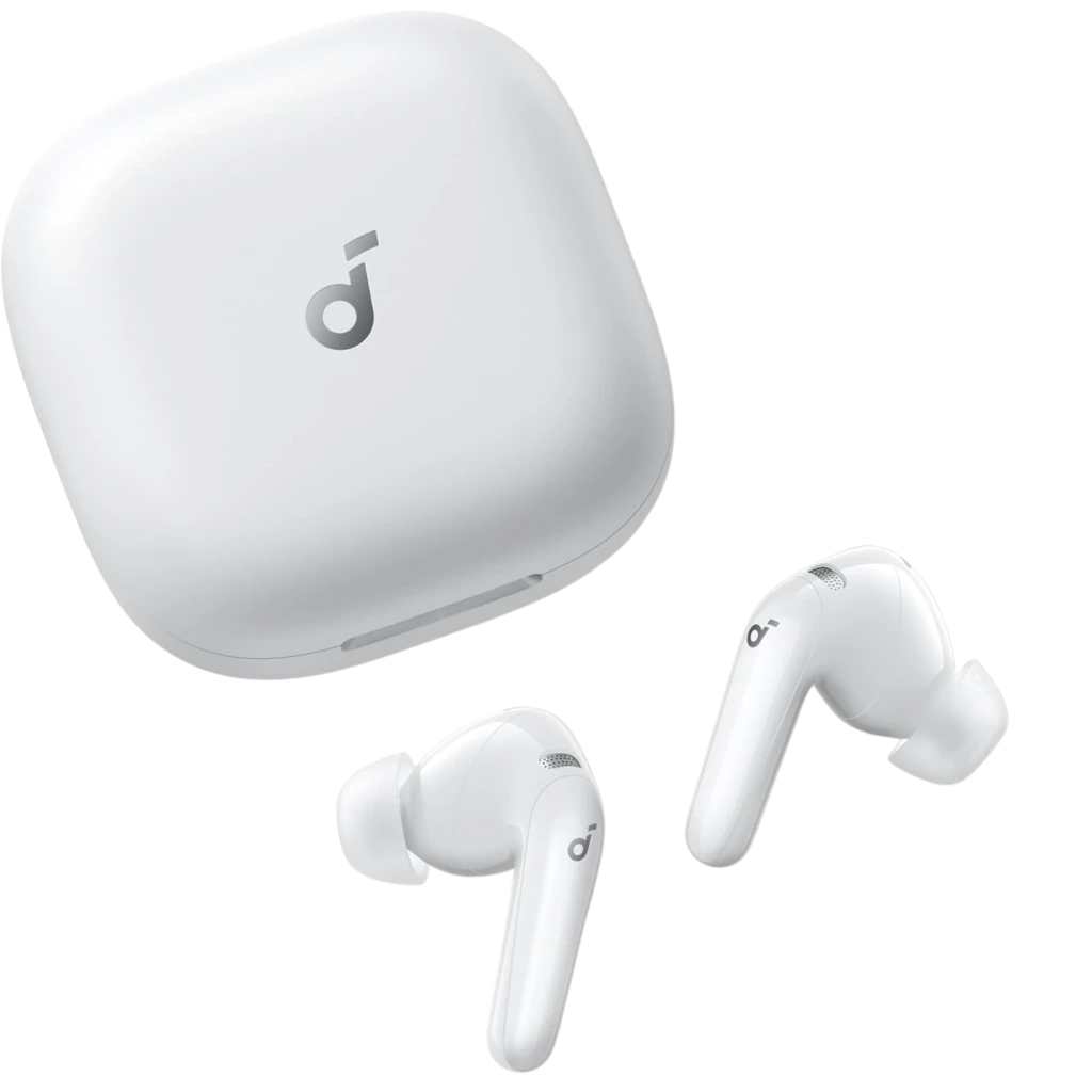 Soundcore P31i Sem fios Bluetooth ANC 52 dB 12 h Branco com estojo de carregamento compacto e earbuds intra-auriculares ergonômicos em acabamento fosco