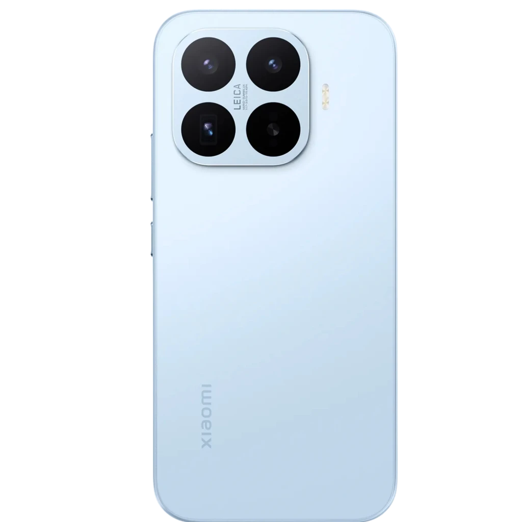 Xiaomi 17T 5G azul con módulo trasero cuadrado Leica y triple cámara grande, flash lateral y acabado mate elegante