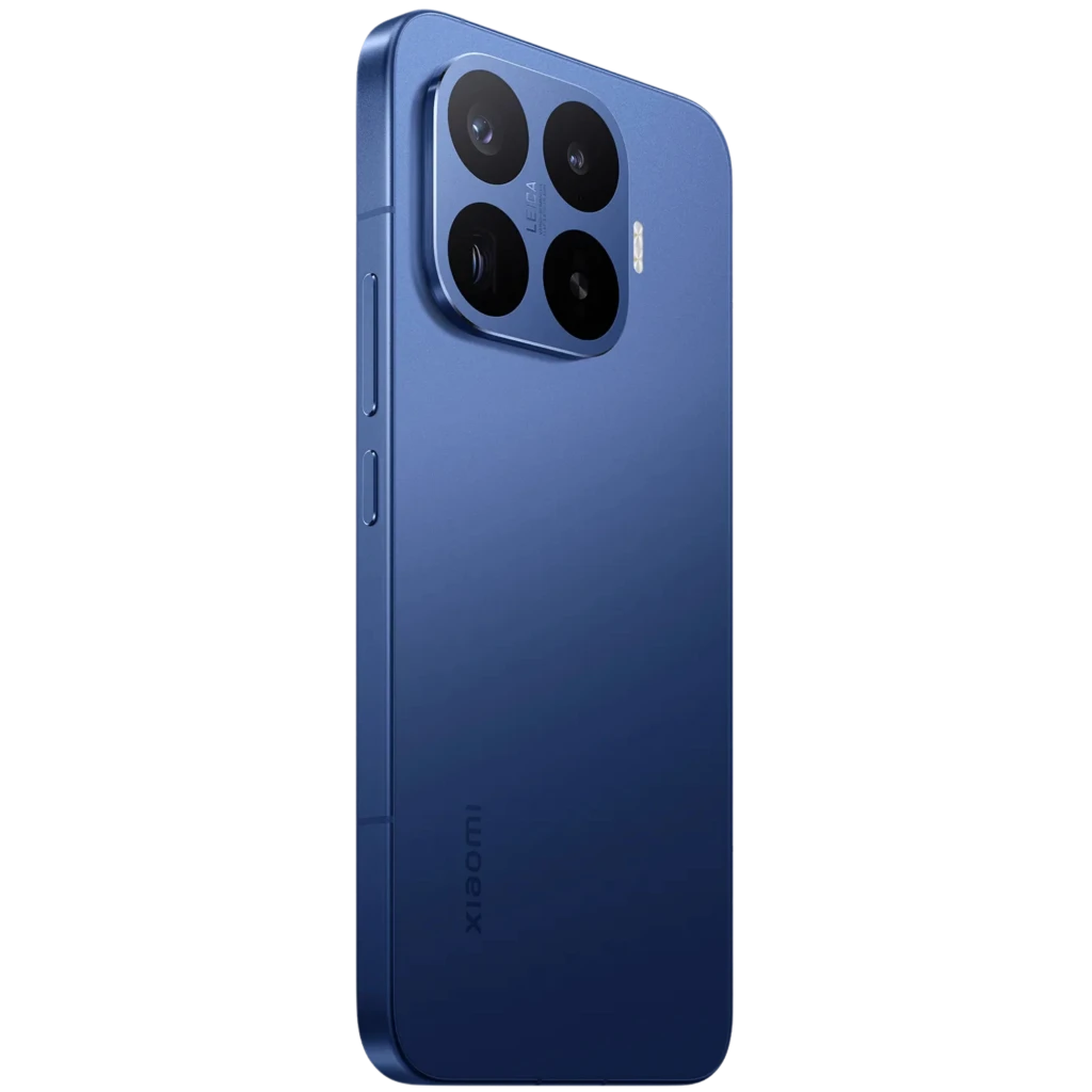 Xiaomi 17T Pro 5G azul con acabado mate, módulo trasero de cuatro cámaras y bordes planos; cuerpo estilizado y elegante, 512 GB y 12 GB RAM