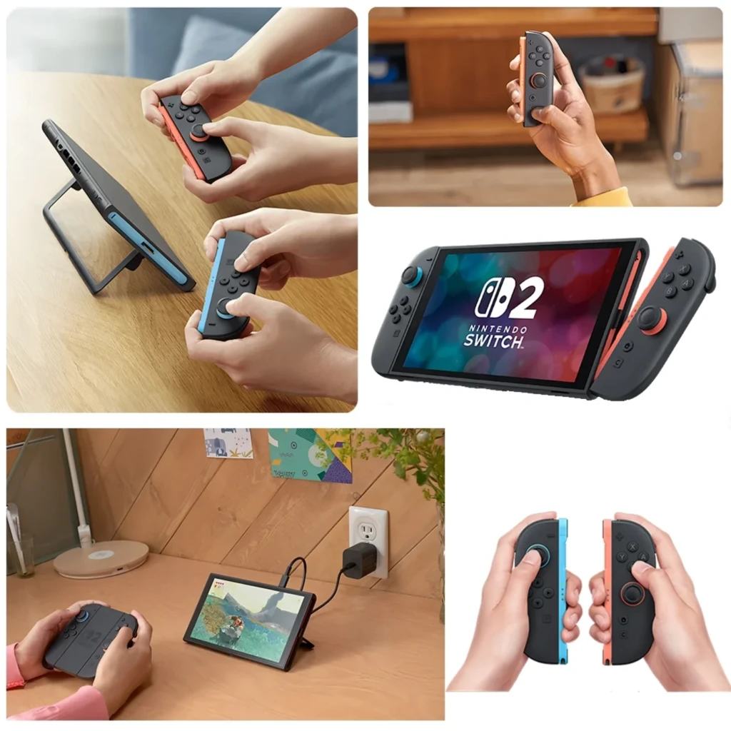 Magnetic Set S2 Mando Inalámbrico compatible con Switch 2 en lavanda y turquesa, diseño ergonómico, sticks precisos, botones accesibles y uso en modo