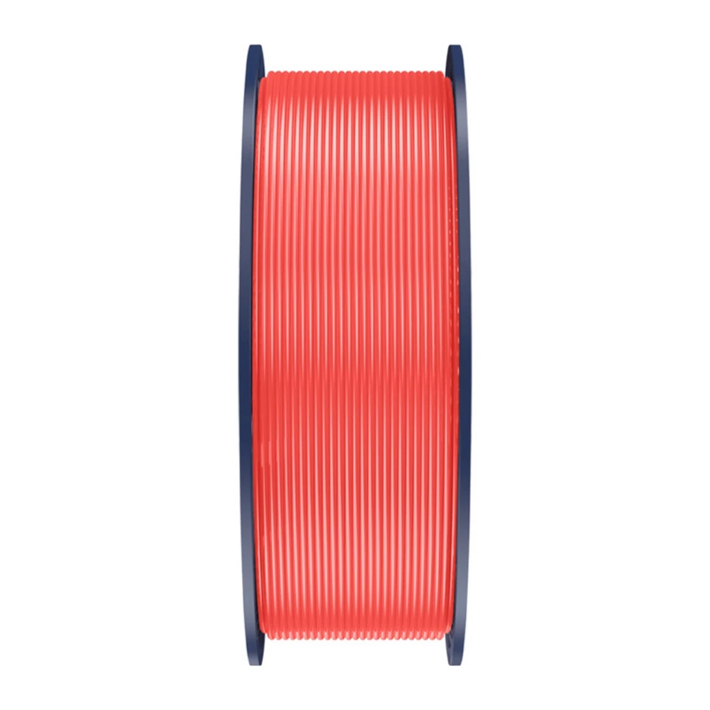 Carrete de filamento PLA Plus color cherry 1.75 mm, 1 kg, bobina azul, acabado liso y uniforme, ideal para impresoras 3D, tolerancia ±0.02 mm