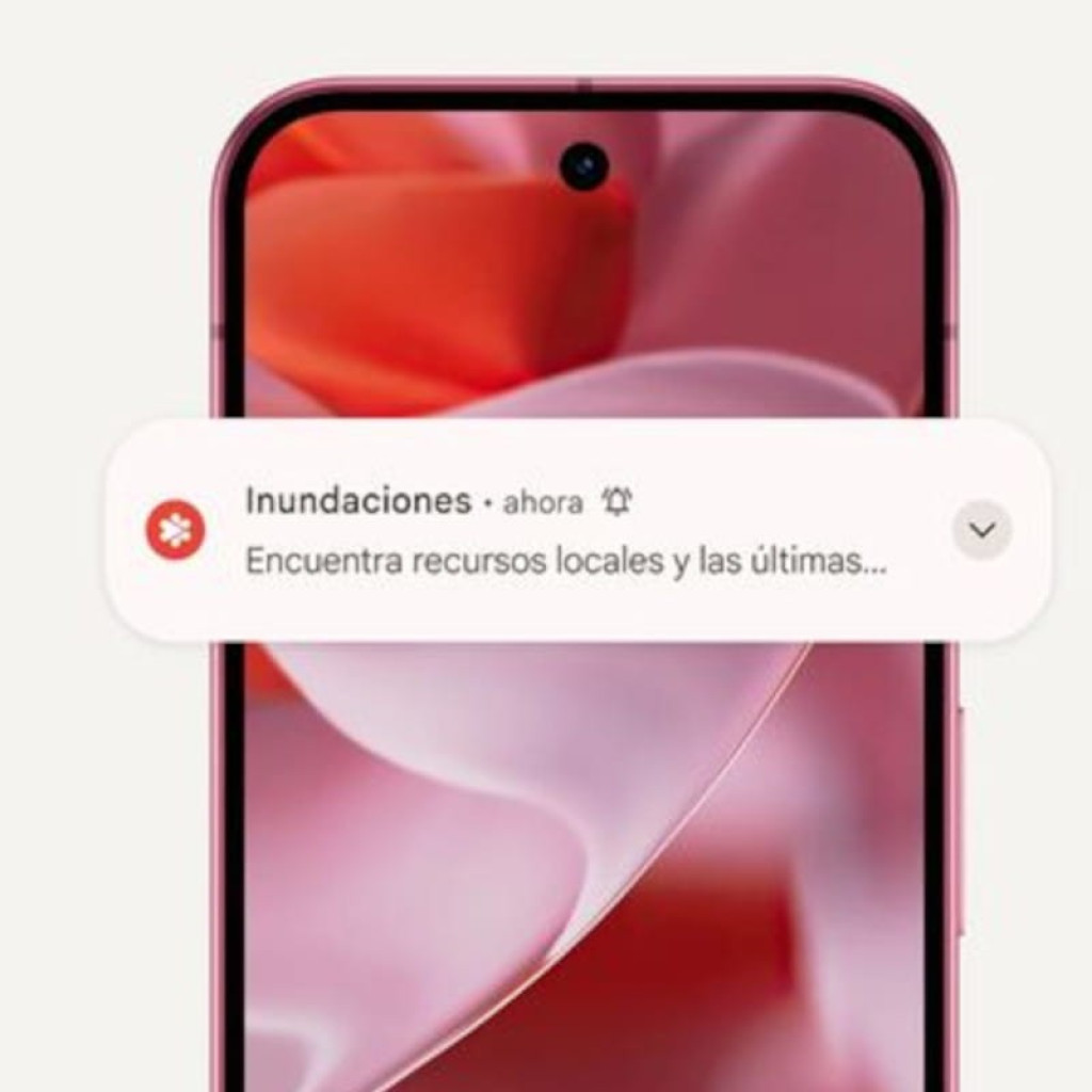 Tela OLED com bordas finas, recorte central para câmera frontal e alerta na tela. Google Pixel 9 5G 128GB Obsidiana recondicionado em excelente condição