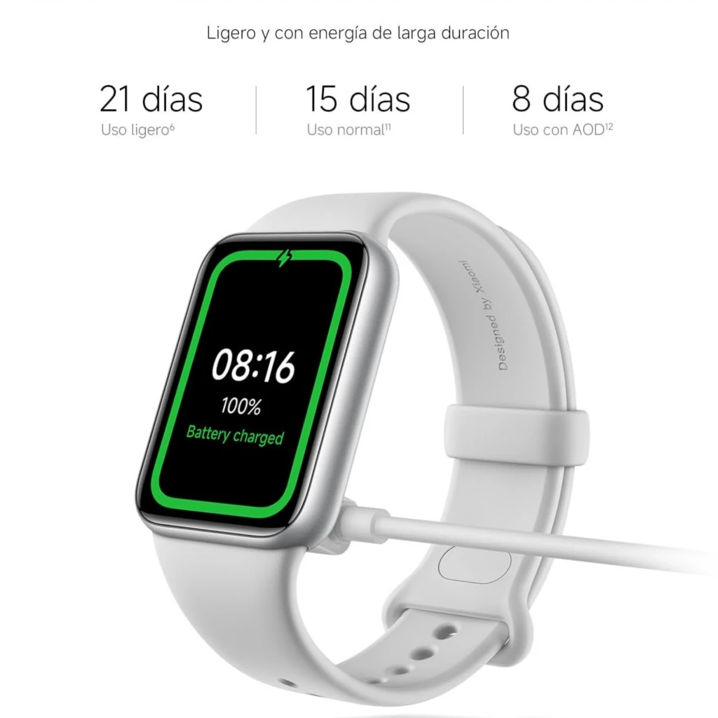 Xiaomi Smart Band 10 Pro NFC en negro, pantalla AMOLED 1,74 pulgada, correa de silicona, carga magnética visible, diseño rectangular moderno y resistente 5