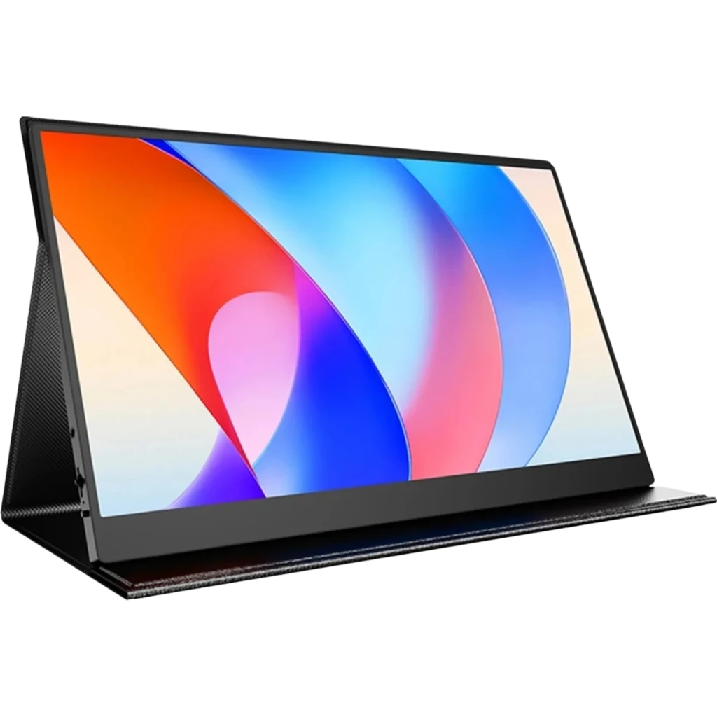 Uperfect USetup E7 Monitor Portátil 15.6" Full HD táctil 60 Hz IPS con funda soporte, biseles delgados, panel mate antirreflejo y diseño ultrafino portátil