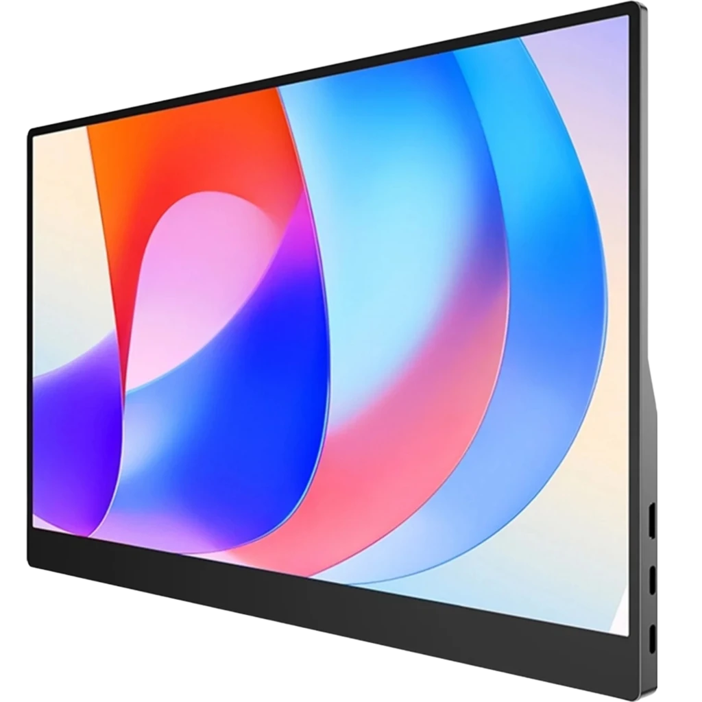 Uperfect USetup E7 monitor portátil 15.6 pulgadas Full HD táctil IPS 60 Hz, biseles finos, cuerpo delgado en negro, puertos laterales USB-C y Mini HDMI