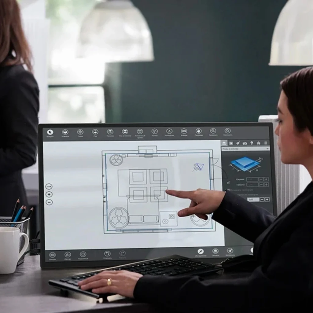 Uperfect UMax21 Monitor 21,5 pulgadas Full HD con panel IPS táctil 120 Hz, biseles delgados y soporte ajustable, ideal para diseño y productividad
