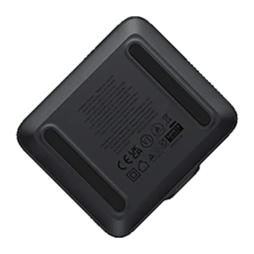 Baseus E0120T00 120W 6 Puertos Carga Rápida - Cargador Universal con base antideslizante, carcasa negra mate y certificaciones CE impresas en la parte inferior