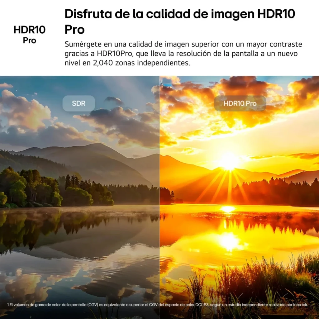 LG 43NU8E0B3LA Smart TV NanoCell 43" 4K UHD con HDR10 Pro, colores vivos y alto contraste; pantalla sin bordes, peana central elegante y diseño delgado