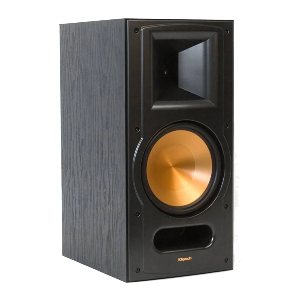 Klipsch Reference RB-81 II Black altavoz de estantería negro, tweeter con guía de onda rectangular y woofer cobre de gran diámetro en bafle frontal con
