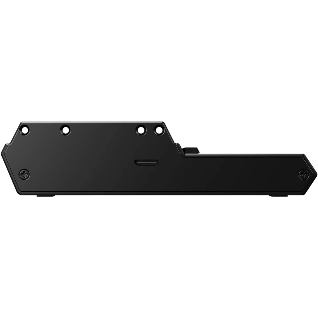 EGPU Dock MINISFORUM DEG2 OCuLink eGPU Dock - Base de expansión externa, chasis negro minimalista, perfil delgado, múltiples orificios de montaje y ranura