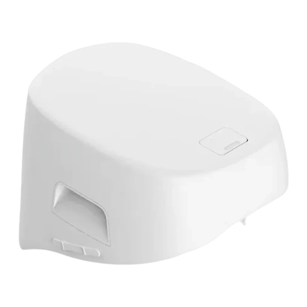 Tapa blanca de repuesto para Rellenador automático de arena CATLINK Litter Refiller 4L Set, diseño minimalista con botón superior y asas laterales integradas