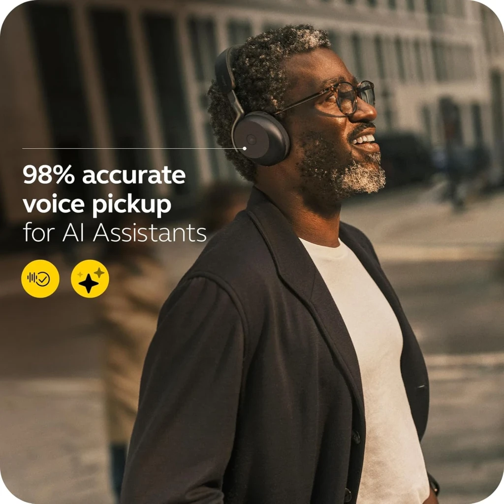 Jabra Auriculares Evolve3 75 Negro - vue