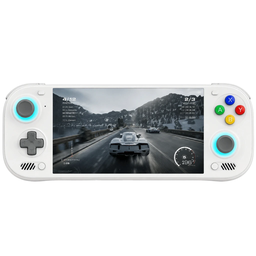 Consola portátil AYN Odin 3 Grey Rainbow con pantalla AMOLED de 6 pulgadas