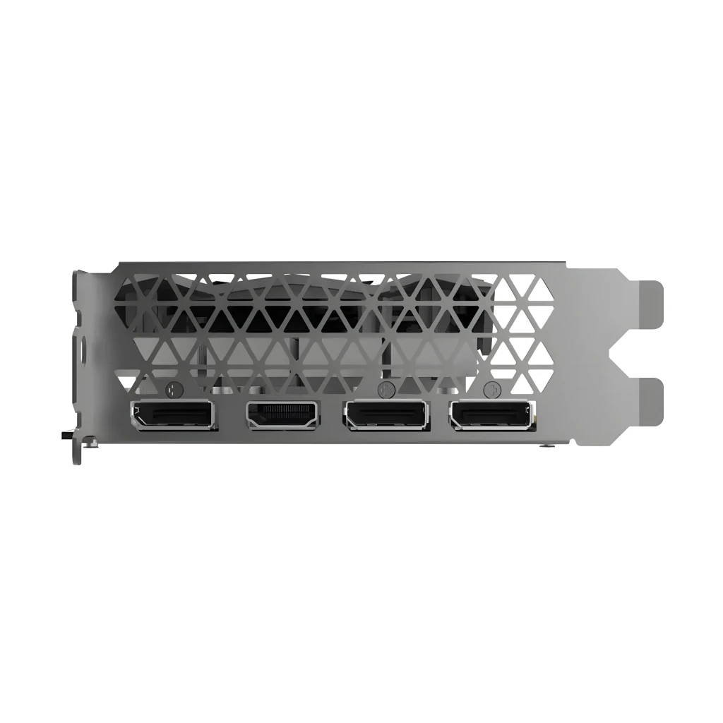 ZOTAC Gaming GeForce RTX 3050 Twin Edge OC 6GB, panel de E/S: bracket metálico con 1 HDMI y 3 DisplayPort