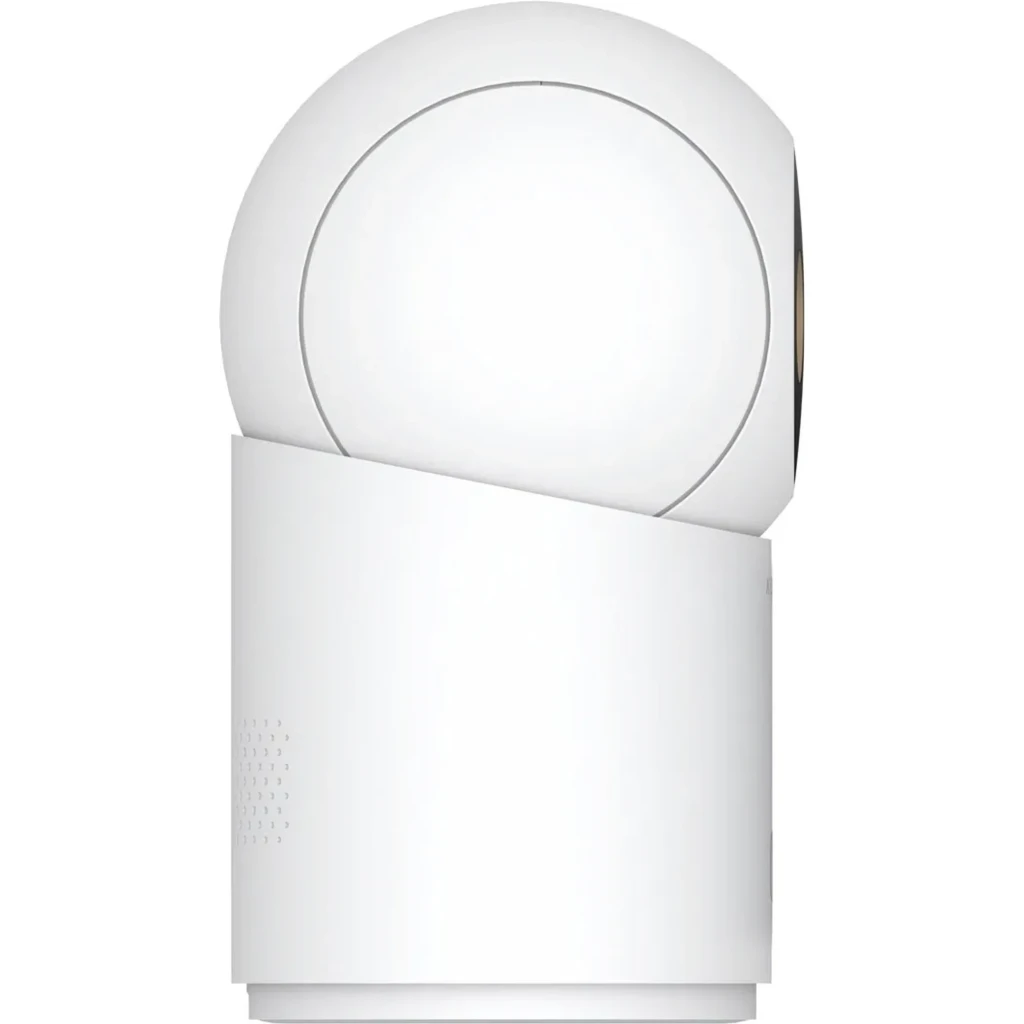 Cámara de Vigilancia Xiaomi Smart Camera C701 Pro WiFi 6 4K Visión Nocturna en color blanco, diseño cilíndrico con cúpula esférica giratoria y acabado