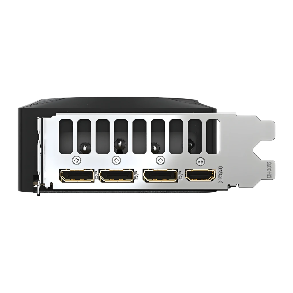 Gigabyte RTX 5070 GAMING OC 12GB Negro, panel de salida: bracket plateado con 3x DisplayPort y 1x HDMI