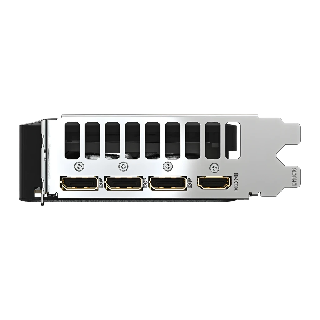 Gigabyte RTX 5060 EAGLE MAX OC 8GB Negro, panel de salida: 3 puertos DisplayPort y 1 HDMI con bracket metálico