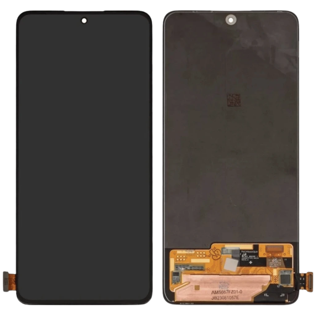 Repuesto de Pantalla OLED sin marco para Xiaomi Redmi 12/13 4G 5G M6 Pro NOTE 12R 13R con conector flex inferior, orificio de cámara centrado y bordes finos