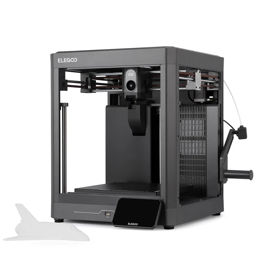 Impresora 3D Elegoo Centauri 2 FDM con marco metálico, extrusión multicolor 4 canales, pantalla táctil frontal y alta velocidad hasta 500 mm/s