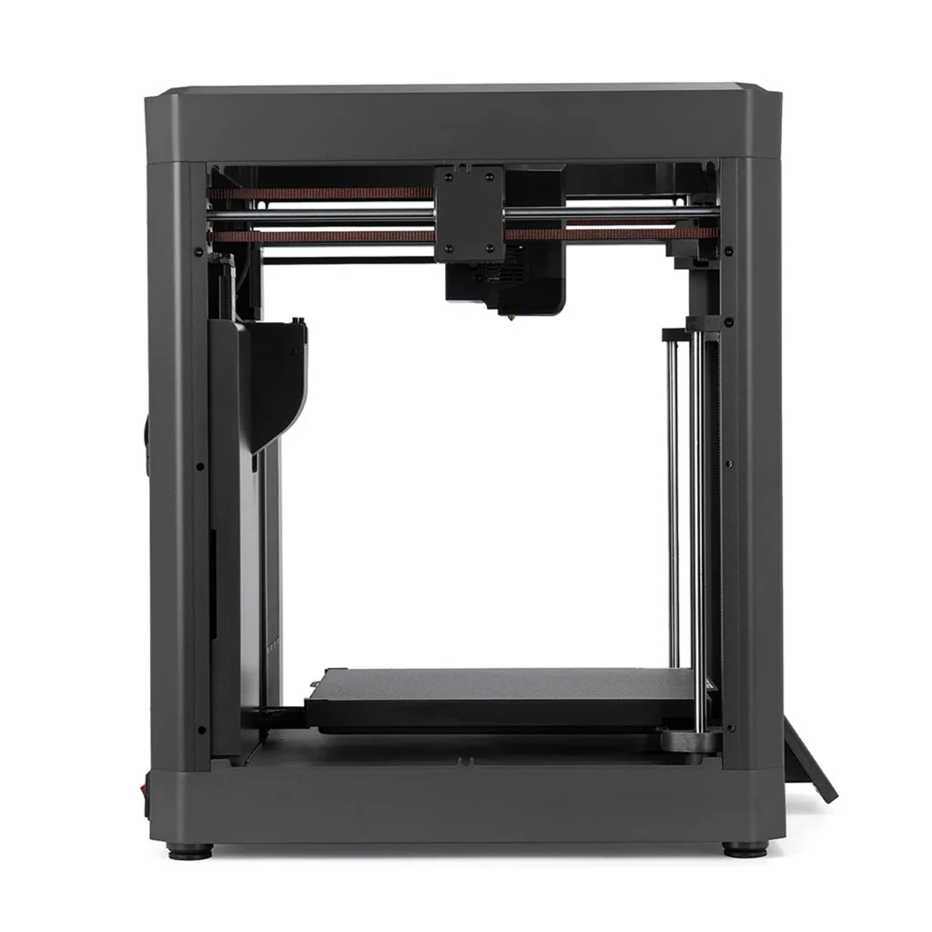 Impresora 3D Elegoo Centauri 2 con marco metálico cerrado, extrusor superior, guías lineales duales y cama de impresión amplia; FDM 4 colores 500 mm/s