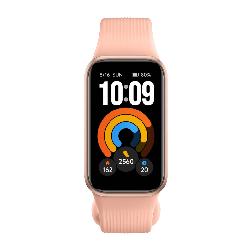 Xiaomi Smart Band 11 Active Rosa con pantalla rectangular a color, correa texturizada rosa, bisel metálico, esferas fitness con pasos, calorías y batería