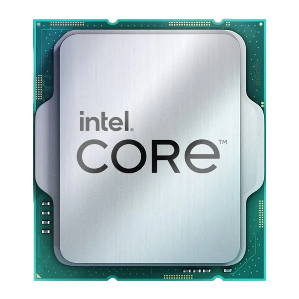 Intel Core i3-12100 3,3 GHz LGA1700, vista frontal: IHS plateado con logotipo Intel CORE en negro sobre PCB verde