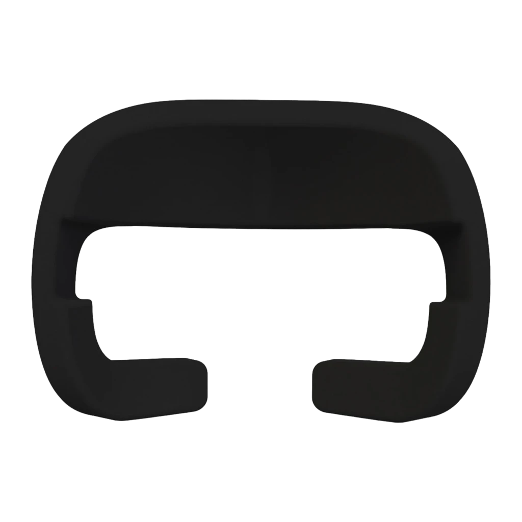 Pimax Facial Foam Comfort Kit 15mm Espuma Facial: acolchado negro grueso en forma de marco, bordes curvos y recortes inferiores para ajuste cómodo en visor VR