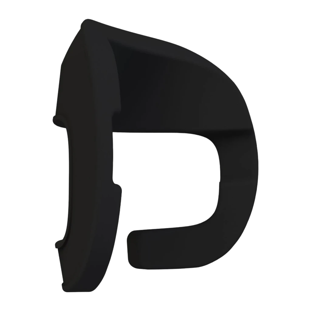 Pimax Facial Foam Comfort Kit 15mm Espuma Facial: repuesto de espuma negra gruesa en forma de U, bordes curvos y ajuste ergonómico para visor VR