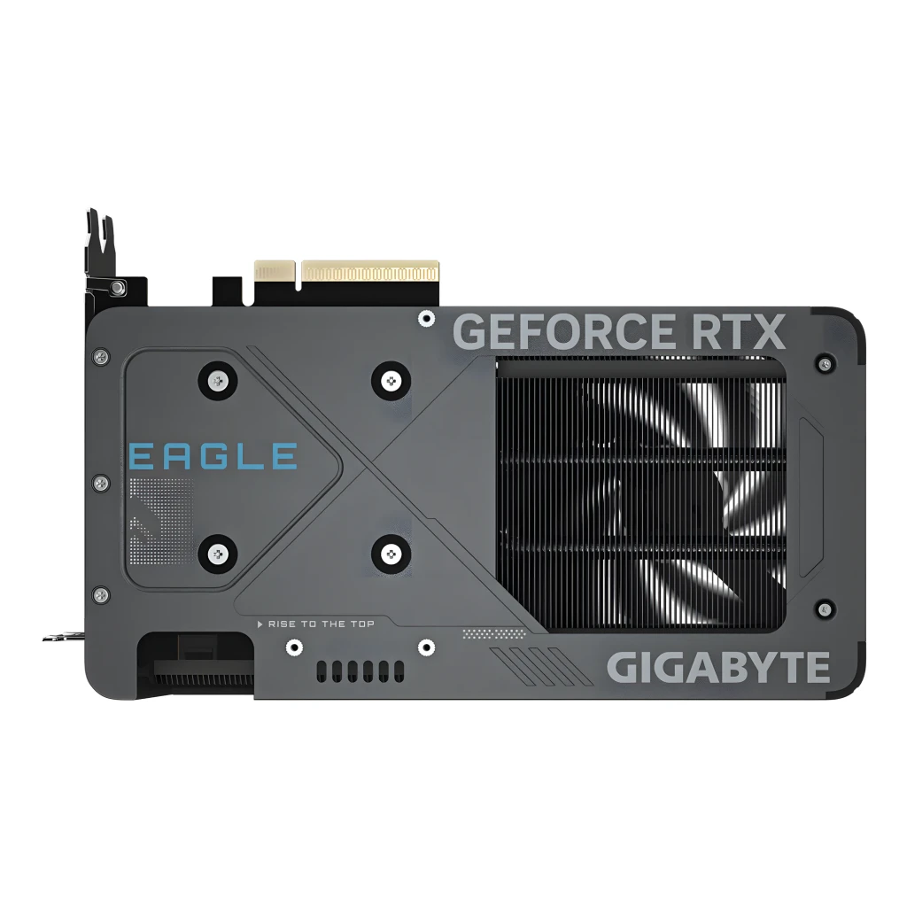 Gigabyte GeForce RTX 5060 Ti Eagle OC 16GB Noir, backplate: plaque arrière grise avec logo Eagle, GeForce RTX, dissipateur