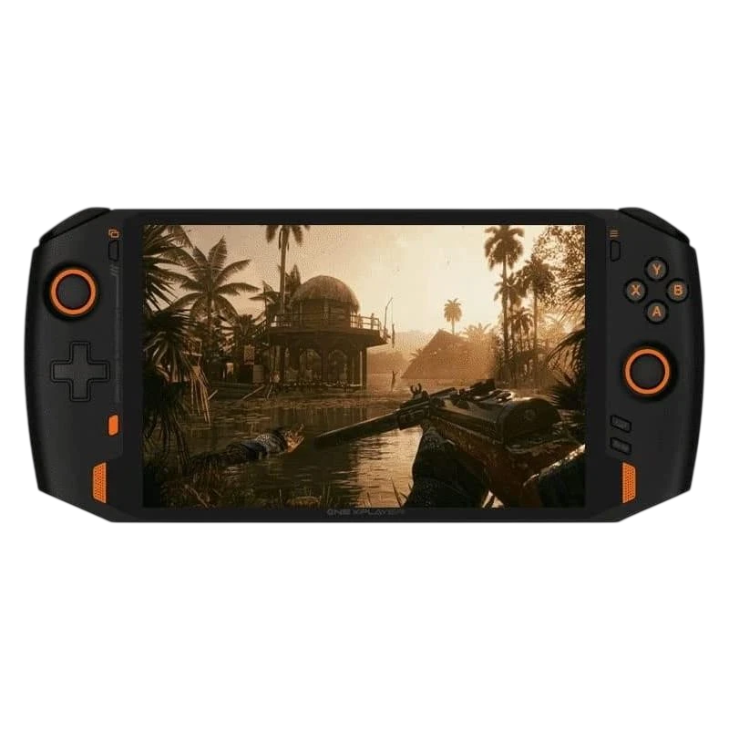 Onexplayer AMD Ryzen 7 4800U 16GB 1TB consola portátil 8,4 pulgadas color negro con acentos naranjas, joysticks duales, cruceta y botones ABXY Desprecintado