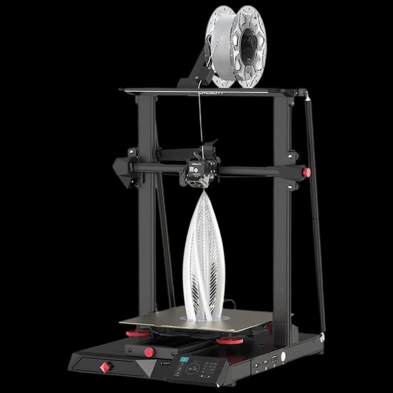 Imprimante 3D Creality CR-10 Smart Pro désemballée, cadre métal robuste, bobine supérieure, grand plateau chauffant, écran de contrôle, buse précise