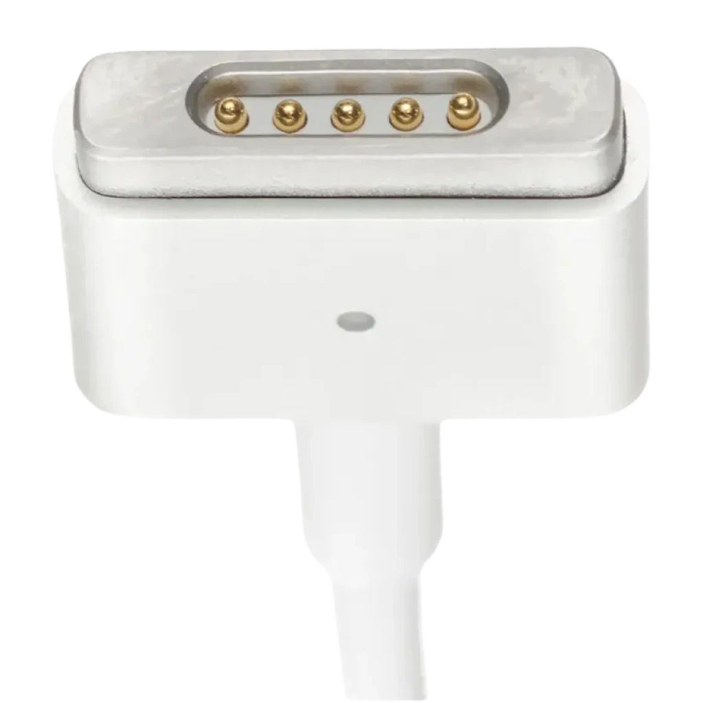 Connecteur MagSafe 2 60 W pour MacBook 13 pouces, embout magnétique rectangulaire en aluminium avec 5 broches dorées et témoin LED blanc