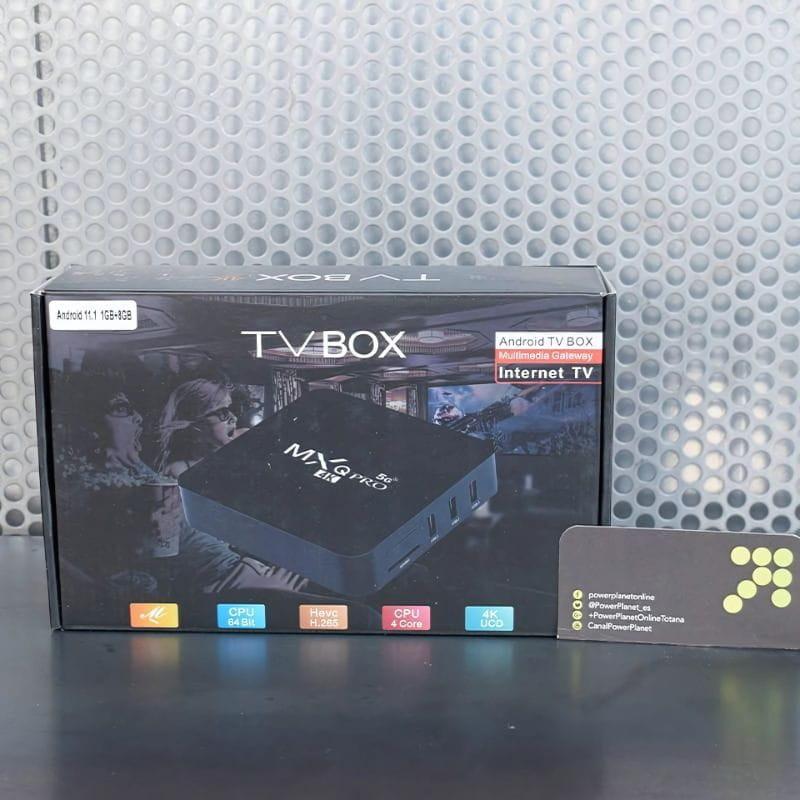 foto real de la caja del MXQ Pro 4K 1GB/8GB Android 10