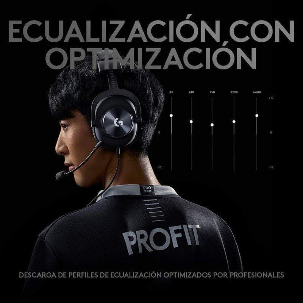 Logitech G Pro X Gaming 7.1 - Auriculares Gaming - Ecualización