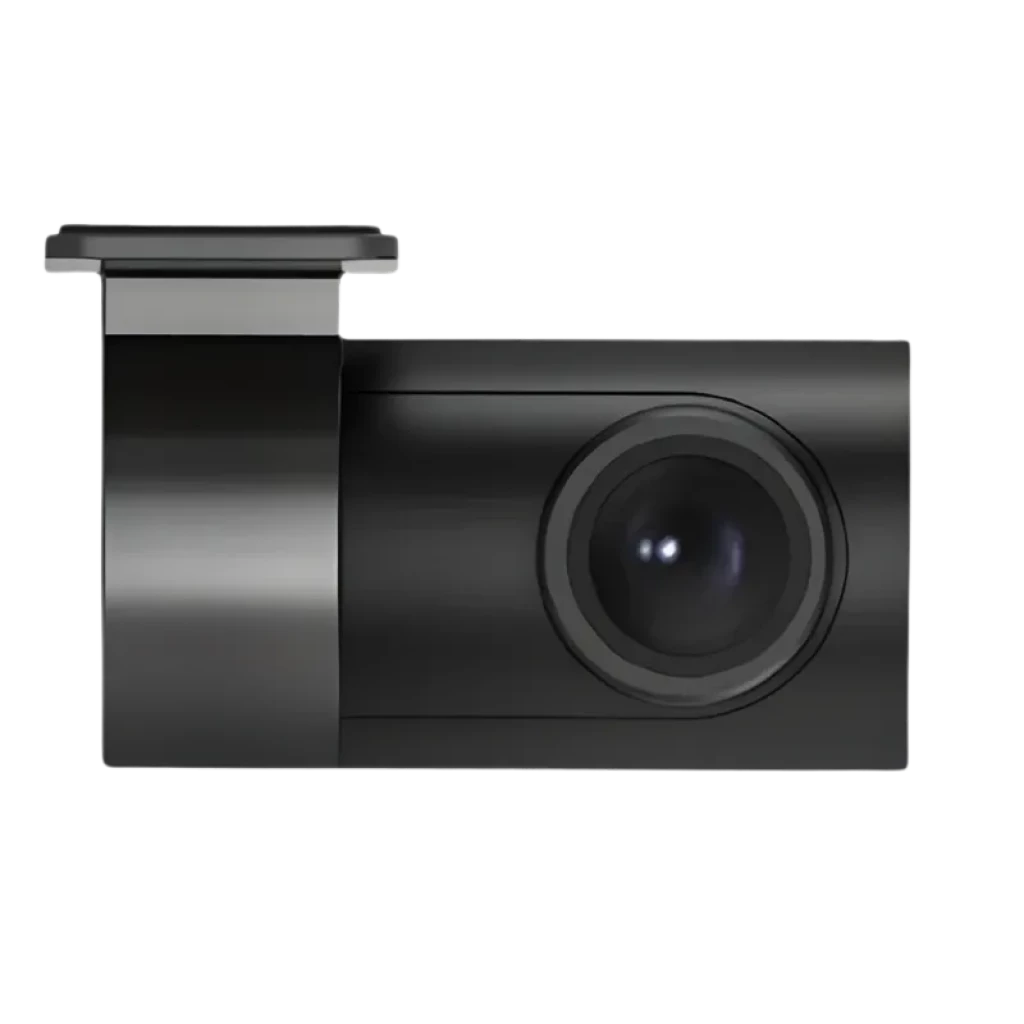 Cámara trasera compacta 70mai RC06 en negro, lente gran angular con soporte adhesivo y cable, compatible con A500s, A510, A800 y A800s