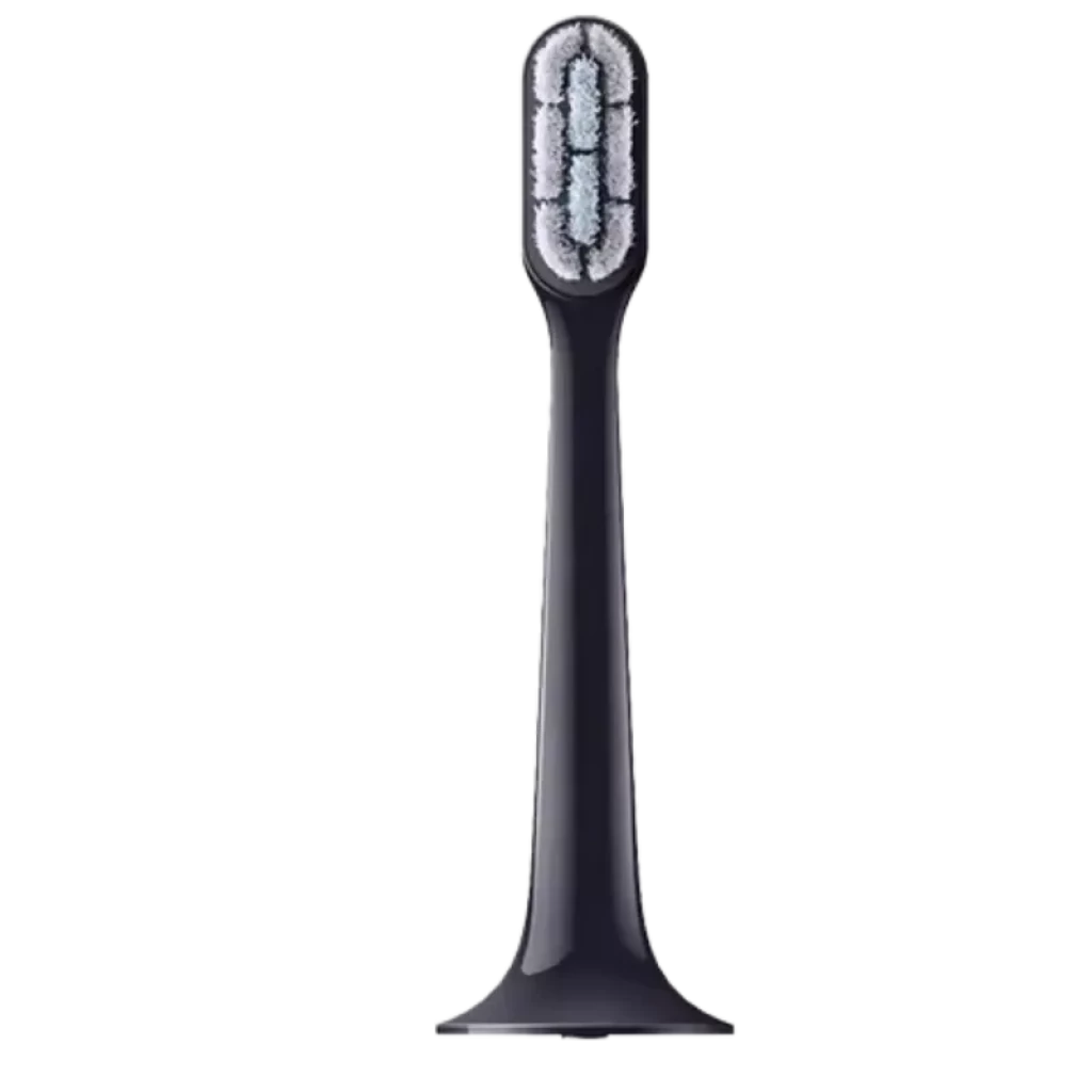 Cabezal de cepillo Xiaomi Mi Electric Toothbrush T700 en color negro, diseño alargado con cerdas suaves y densas para limpieza precisa de dientes y encías