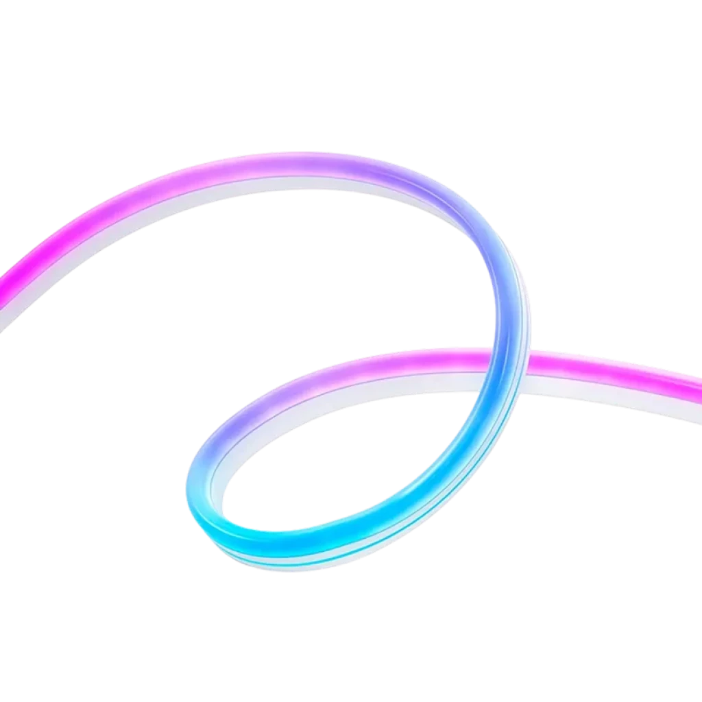 Bande LED dextension Xiaomi Smart Lightstrip Pro avec dégradés RVB, flexible et translucide, lumière continue rose violet bleu pour ambiances décoratives