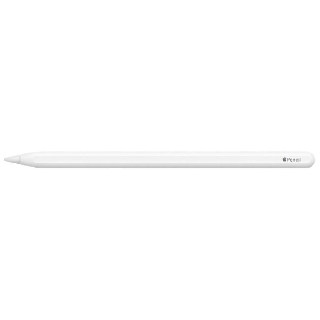 Apple Pencil 2ª Gen desprecintado, lápiz blanco minimalista con punta fina y borde plano, acabado mate, compatible con iPad y carga magnética lateral