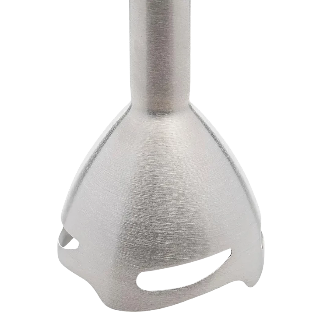 Cúpula de acero inoxidable cepillado de la batidora de mano Blaupunkt BP4006 1200W, con aberturas laterales y diseño cónico resistente para mezclar y