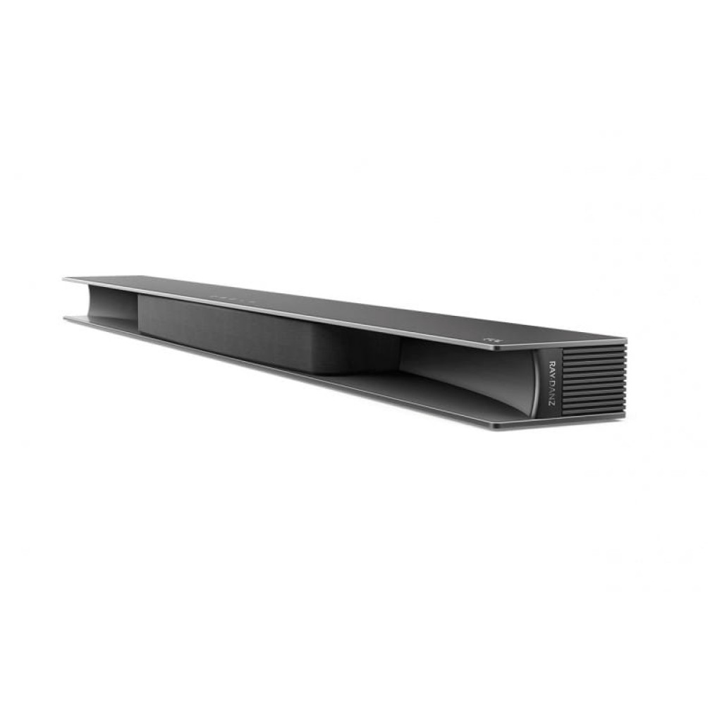 Barra de sonido TCL TS9030 RAY·DANZ Series 3.1 en titanio, diseño alargado con difusores laterales y rejilla frontal, estado desprecintado