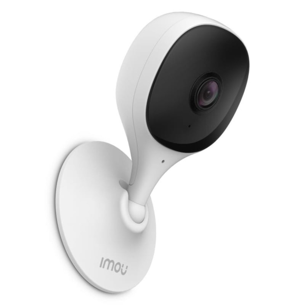 Cámara de seguridad IMOU Cue 2e blanca, lente 2MP 1080p, diseño compacto con base magnética de pared y cabeza ajustable. Estado desprecintado.
