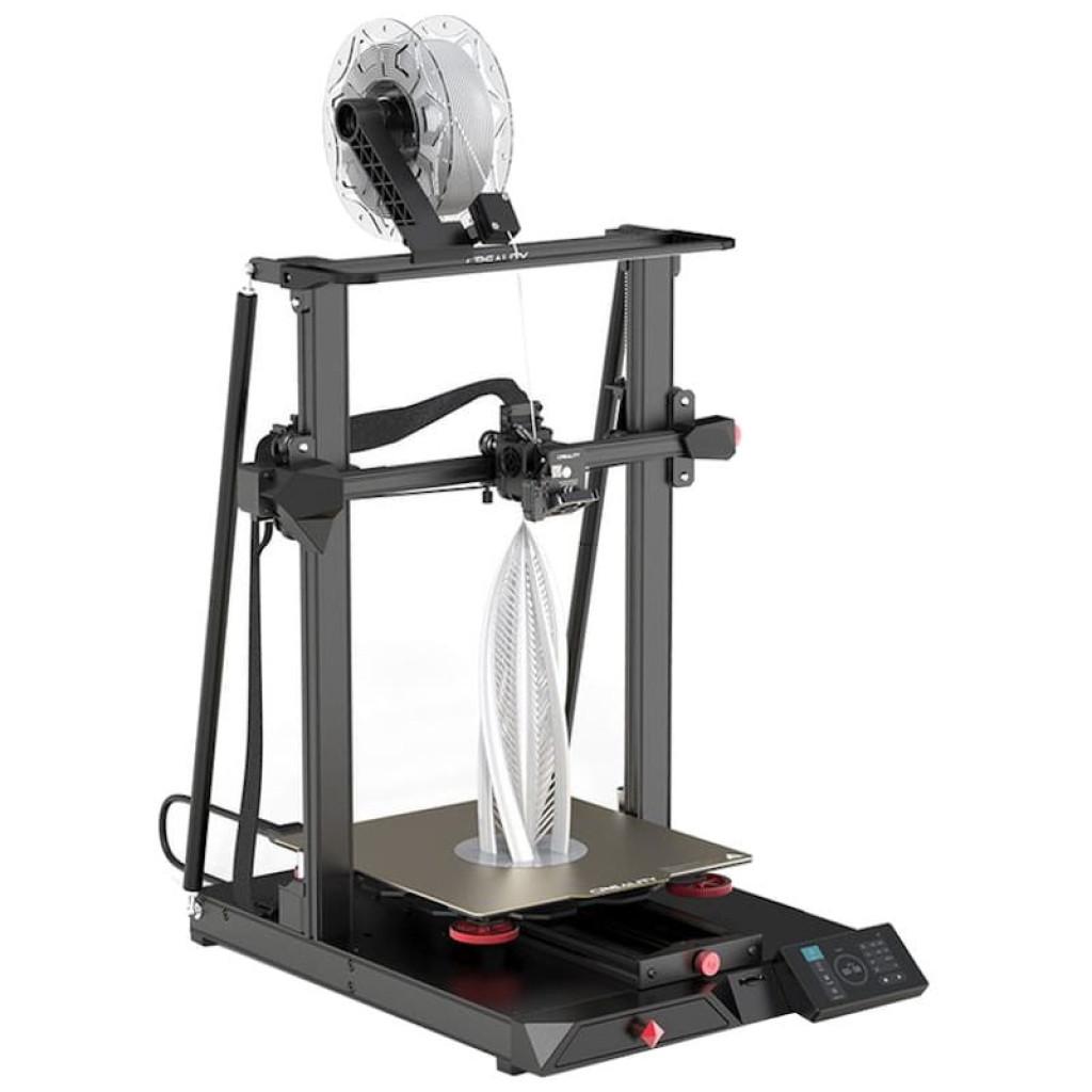 Imprimante 3D Creality CR-10 Smart Pro Desprecintado avec cadre métal noir, grand plateau chauffant, bobine au sommet et écran de contrôle latéral