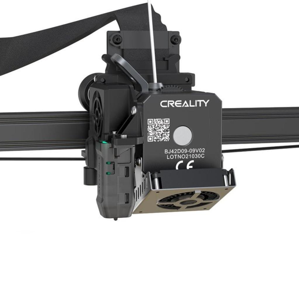 Imprimante 3D Creality CR-10 Smart Pro dépréciée avec tête d’impression compacte, double ventilateur, capteur filament, cadre métal et QR visible