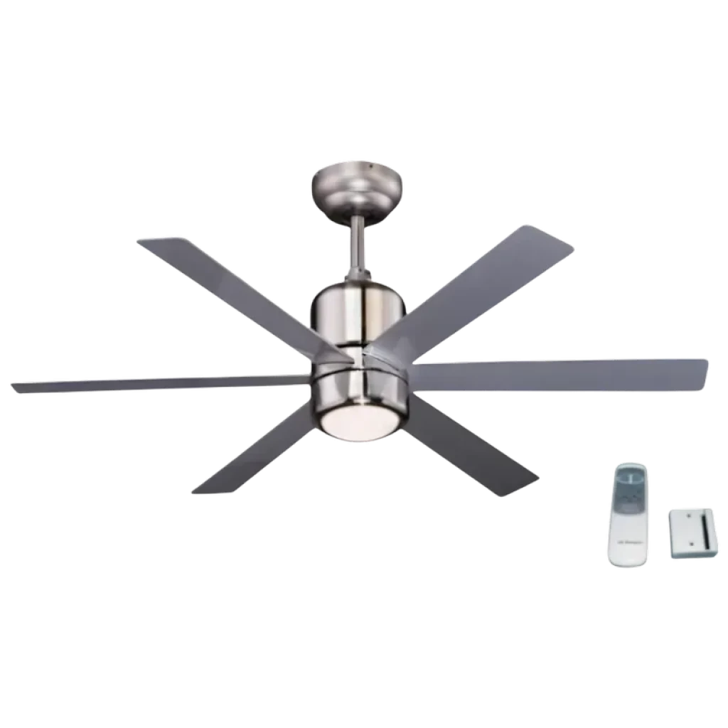 Orbegozo CP 50120 60W Luz Cromo - Ventilador de techo