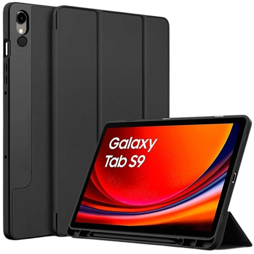Funda Compatible negra para Samsung Galaxy Tab S9