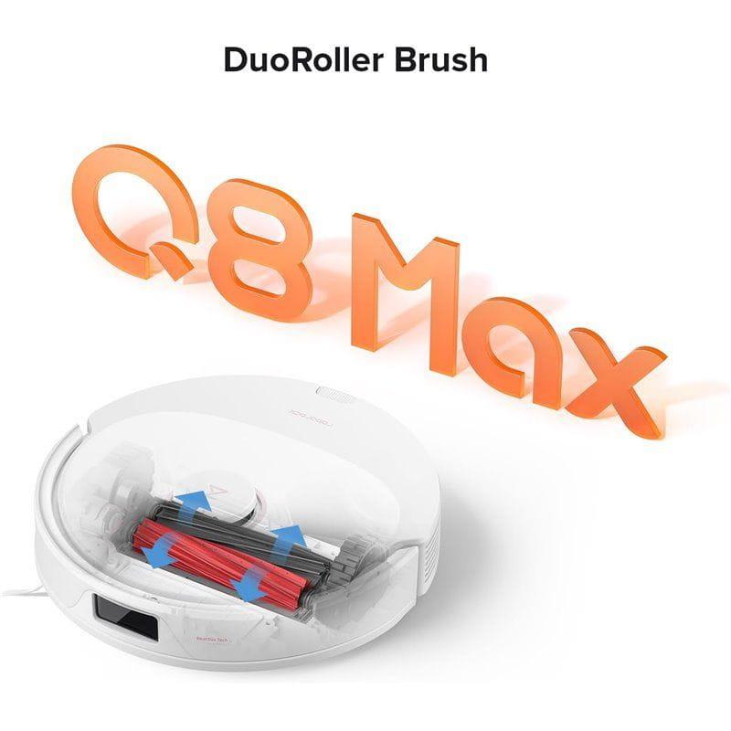Roborock Q8 Max Blanco - Aspirador Robot con dos rodillos