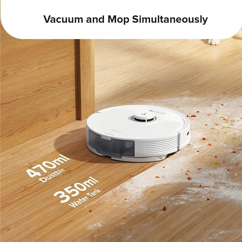 Roborock Q8 Max Blanco - Aspirador Robot aspira y friega