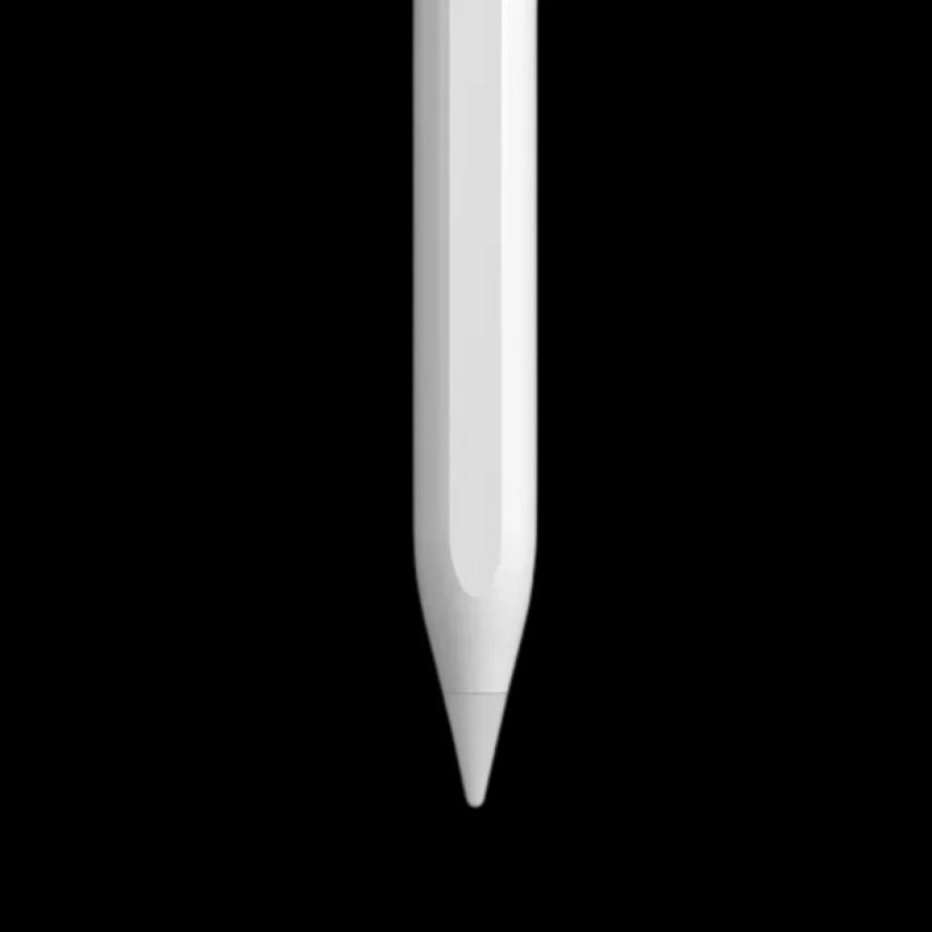 Lápiz Stylus ID719 Blanco con punta fina cónica y cuerpo liso mate; diseño minimalista en color blanco, ideal para precisión en pantallas táctiles