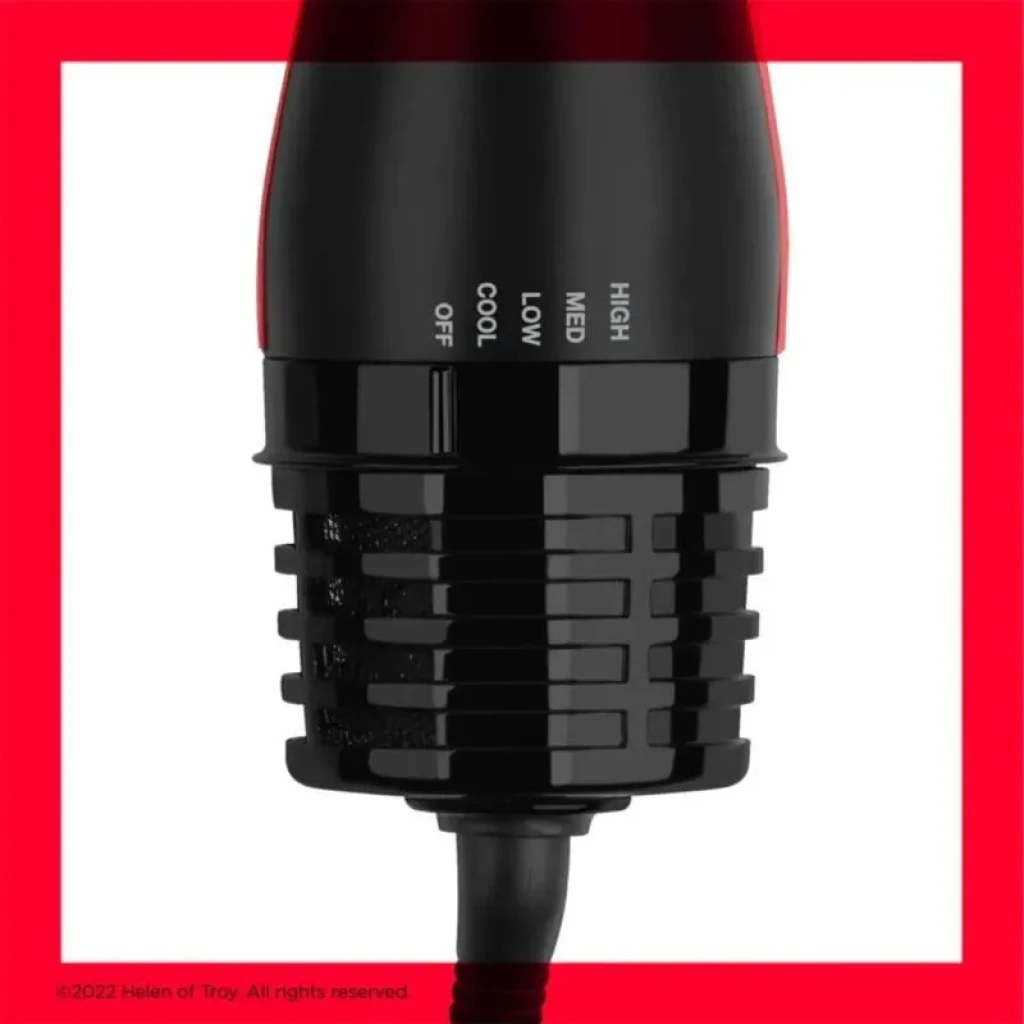 Detalle del selector de potencia del Revlon One-Step RVDR5298E Negro